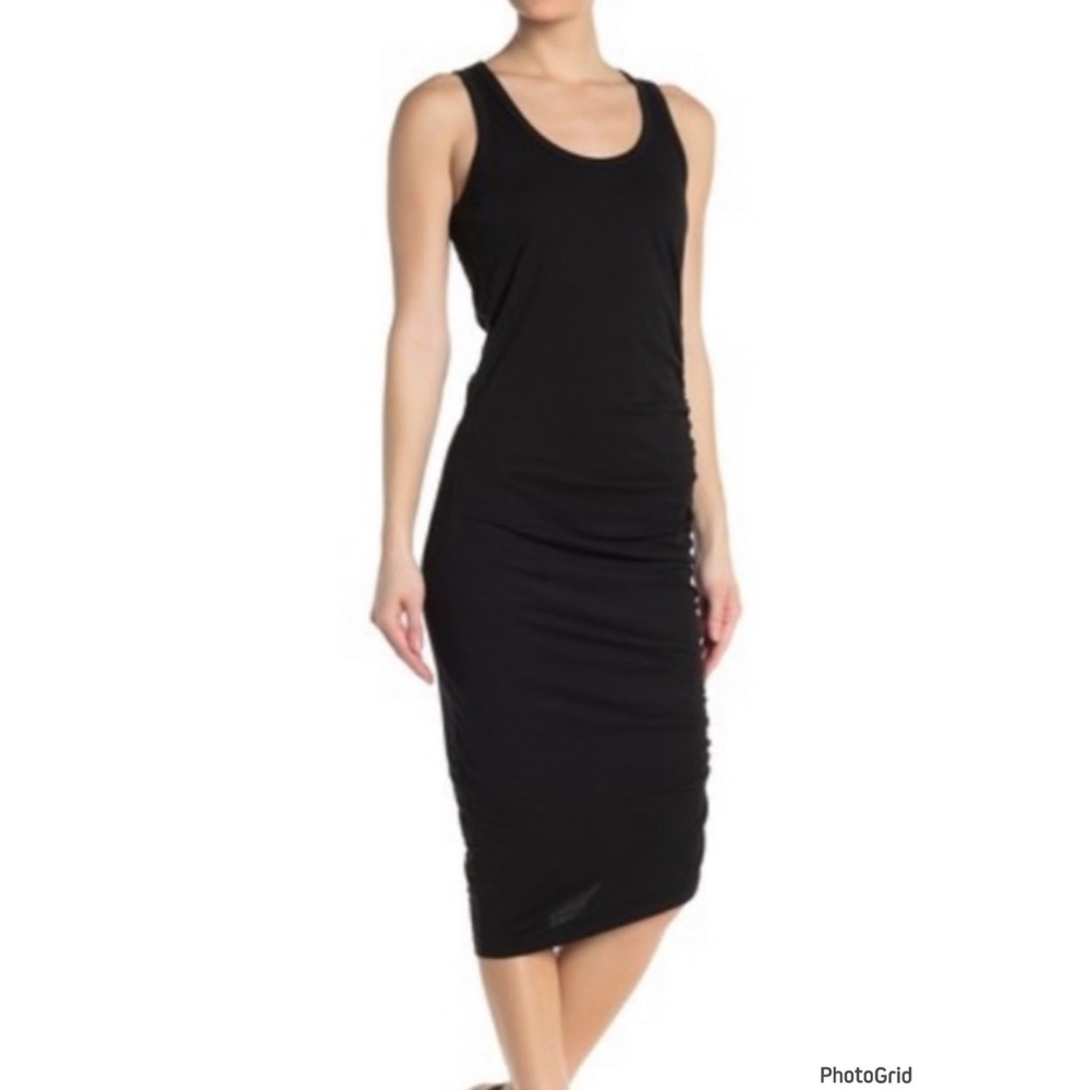 Veronica Beard Jeans Decker Black Tank Dress  Small minimalist
